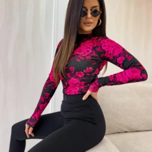 Bluzka Lula w róże