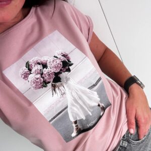 Koszulka Moko różowa