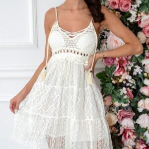 Sukienka koronkowa boho