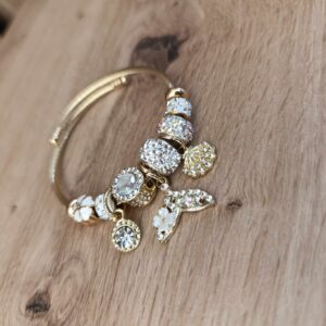 Bransoletka modułowa z zawieszkami