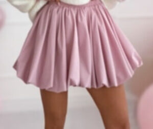 Spódniczka mini bombka różowa