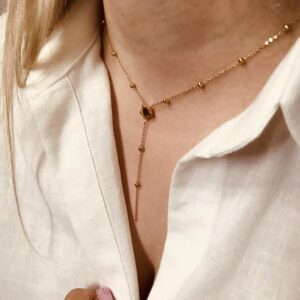 Naszyjnik złoty Stainless Steel