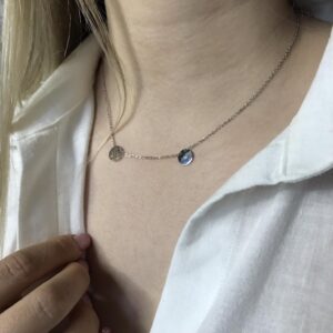 Naszyjnik Srebrny Stainless Steel