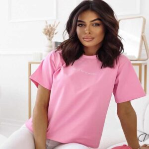 T-Shirt Be A New Icon - Jasny Róż