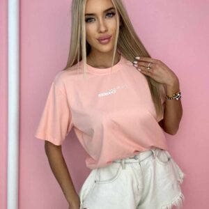 T-Shirt Basic - brzoskwiniowy