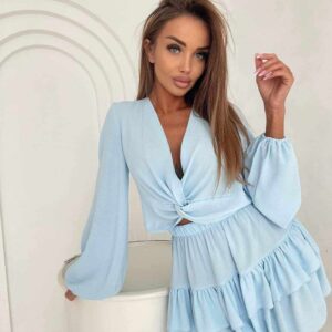 Komplet Mia błękitny