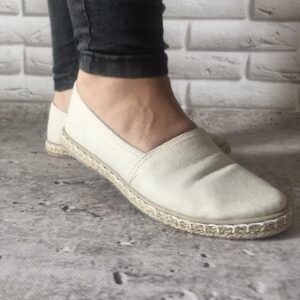 espadryle beżowe